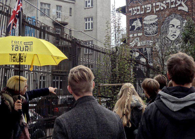 graffiti wandeling krakau